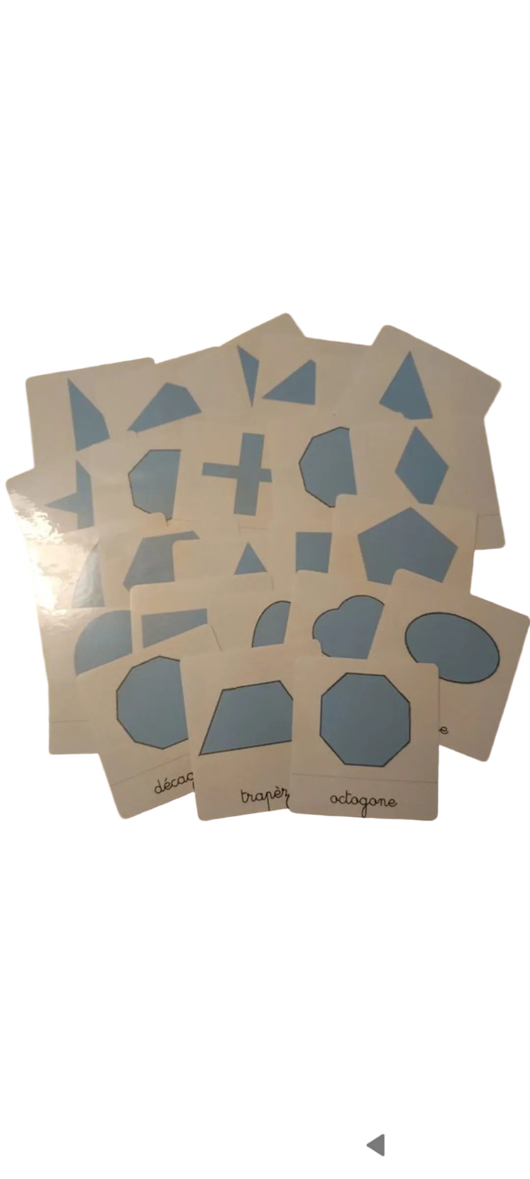 Cartes formes géométriques