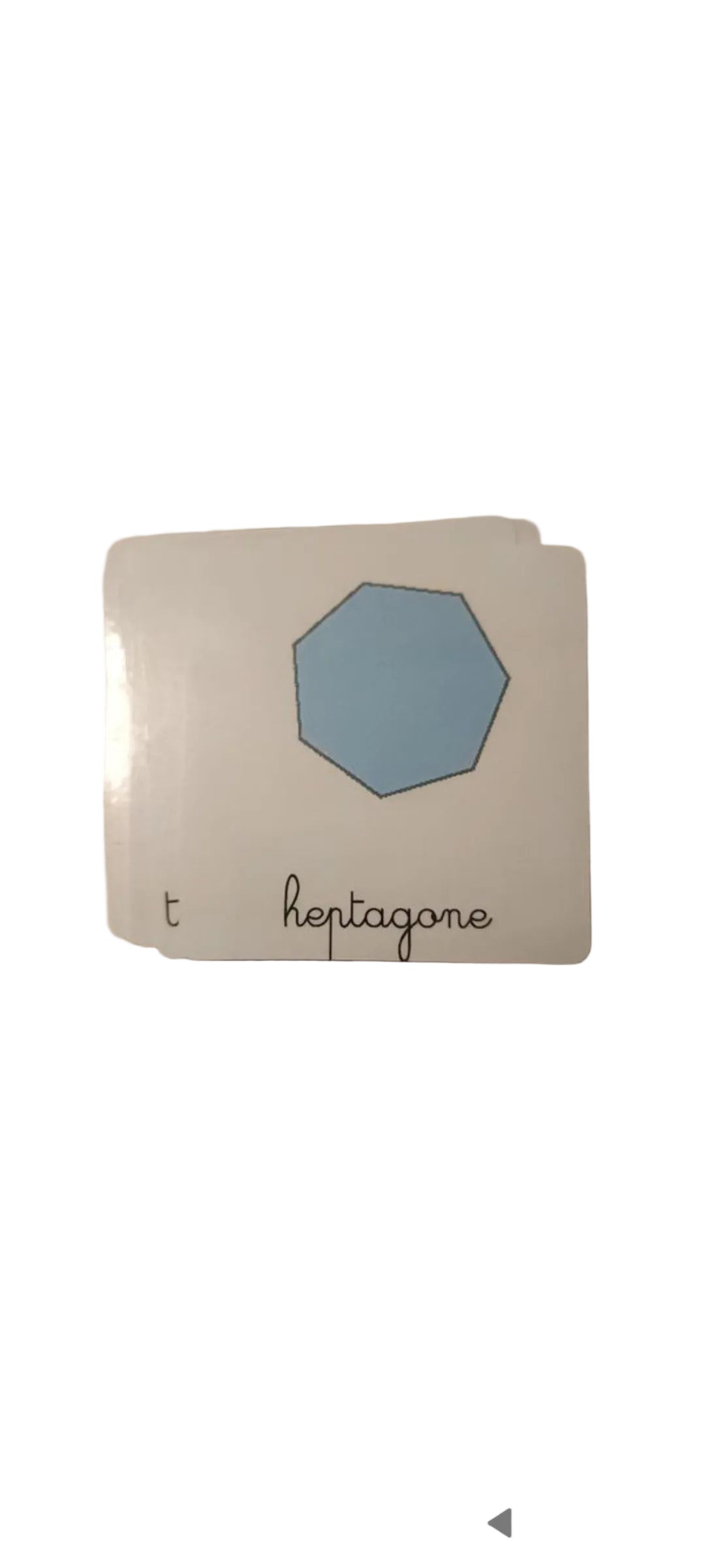 Cartes formes géométriques