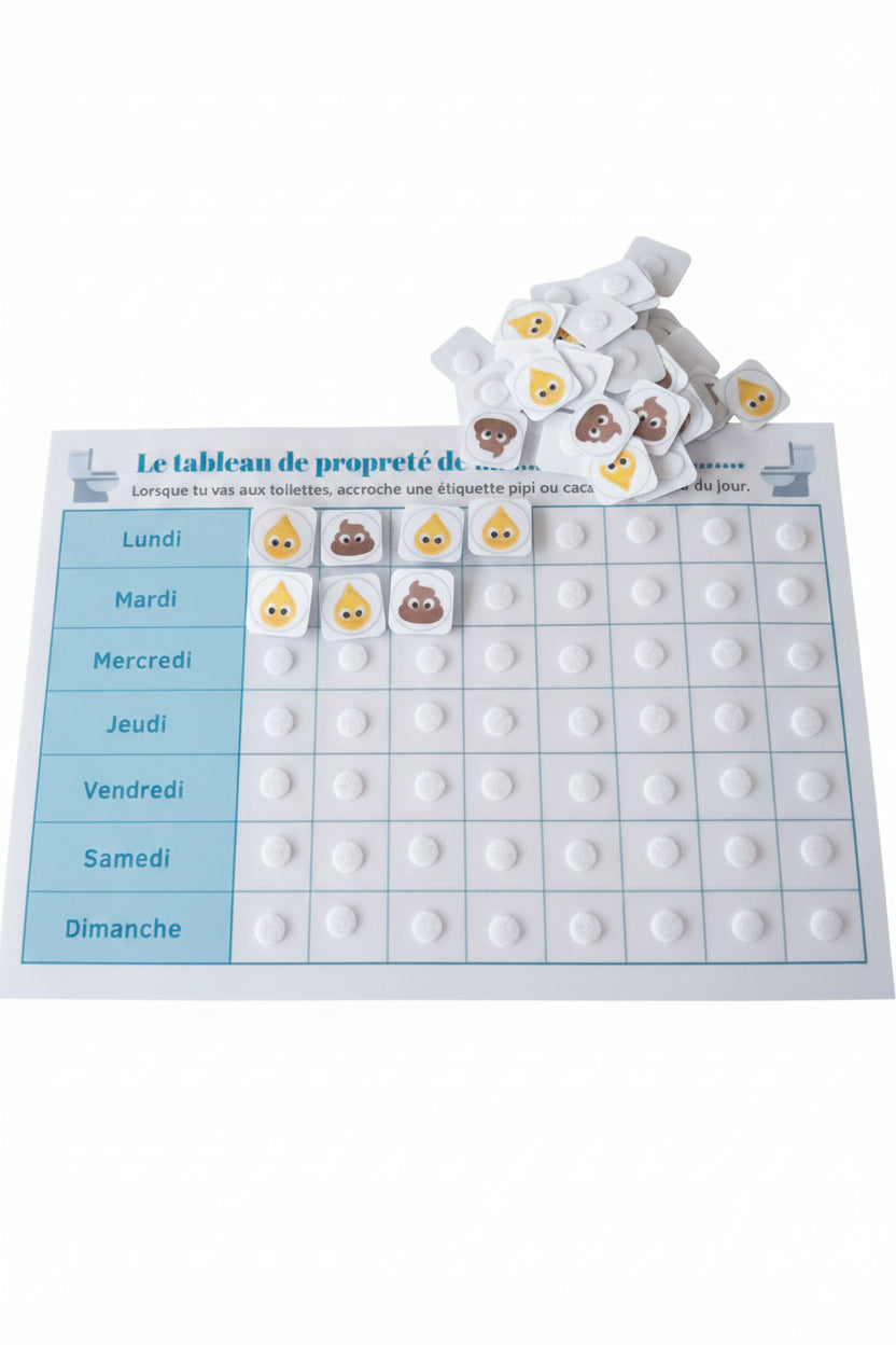 J'apprends à être propre.