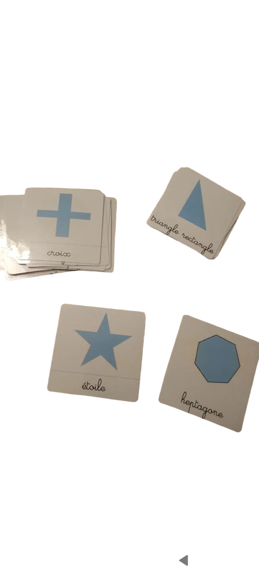 Cartes formes géométriques