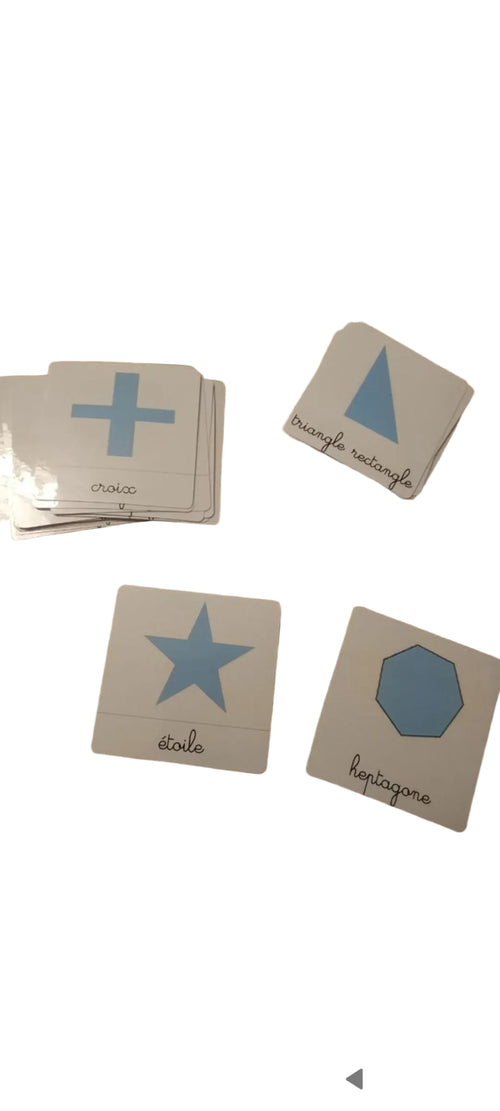 Cartes formes géométriques